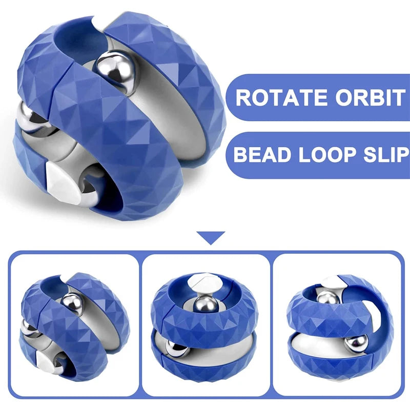 Spinner Orbit Ball – Brinquedo Antiestresse com Trilho Infinito para Ansiedade e Concentração