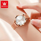Relógio Feminino OLEVS 5530 Quartz Aço Inoxidável