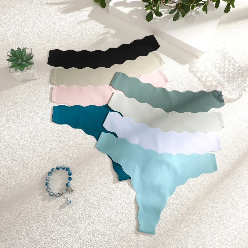 Calcinha Sexy Sem Costura Ice Silk Ultra Fina – Conforto Invisível e Toque Geladinho
