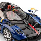 Miniatura Pagani Huayra BC 1:18 em Metal – Carro Esportivo Diecast com Som e Luz, Supercarro de Luxo Colecionável