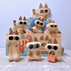 Blind Box Azuki Can Gatinho Siamês – Série Daily Life V2/V3 | Mini Figure Decorativa