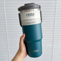 TYESO Tumbler Térmico Inox — Dupla Parede, Quente ou Gelado, Pronto Para Qualquer Jornada