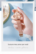 Relógio Feminino OLEVS 5530 Quartz Aço Inoxidável